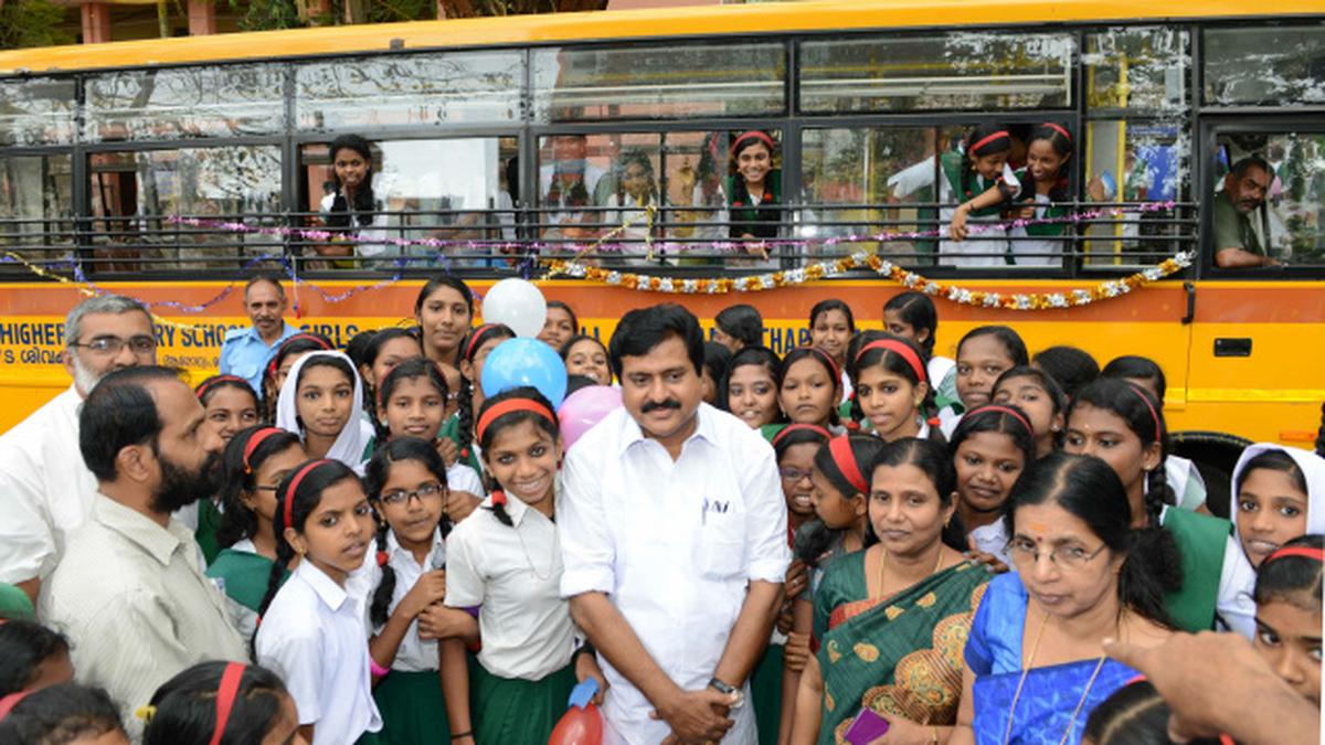 New bus for Cotton Hill school in Thiruvananthapuram The Hindu